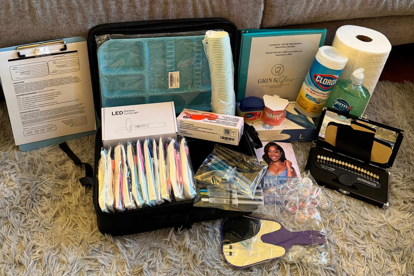 Combined Teeth Whitening & Tooth Gems + Kit