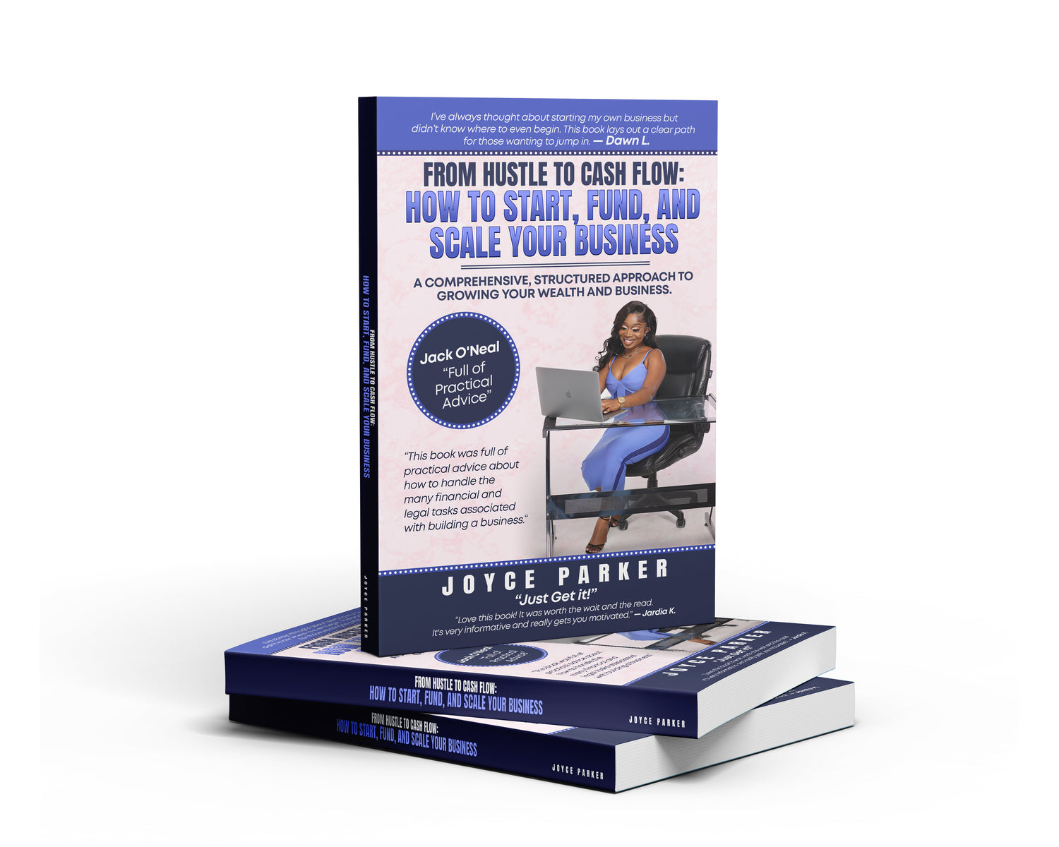 From Hustle to Cash Flow" – a business guide by Joyce Parker on how to start, fund, and scale a business using credit, grants, and smart cash flow strategies.