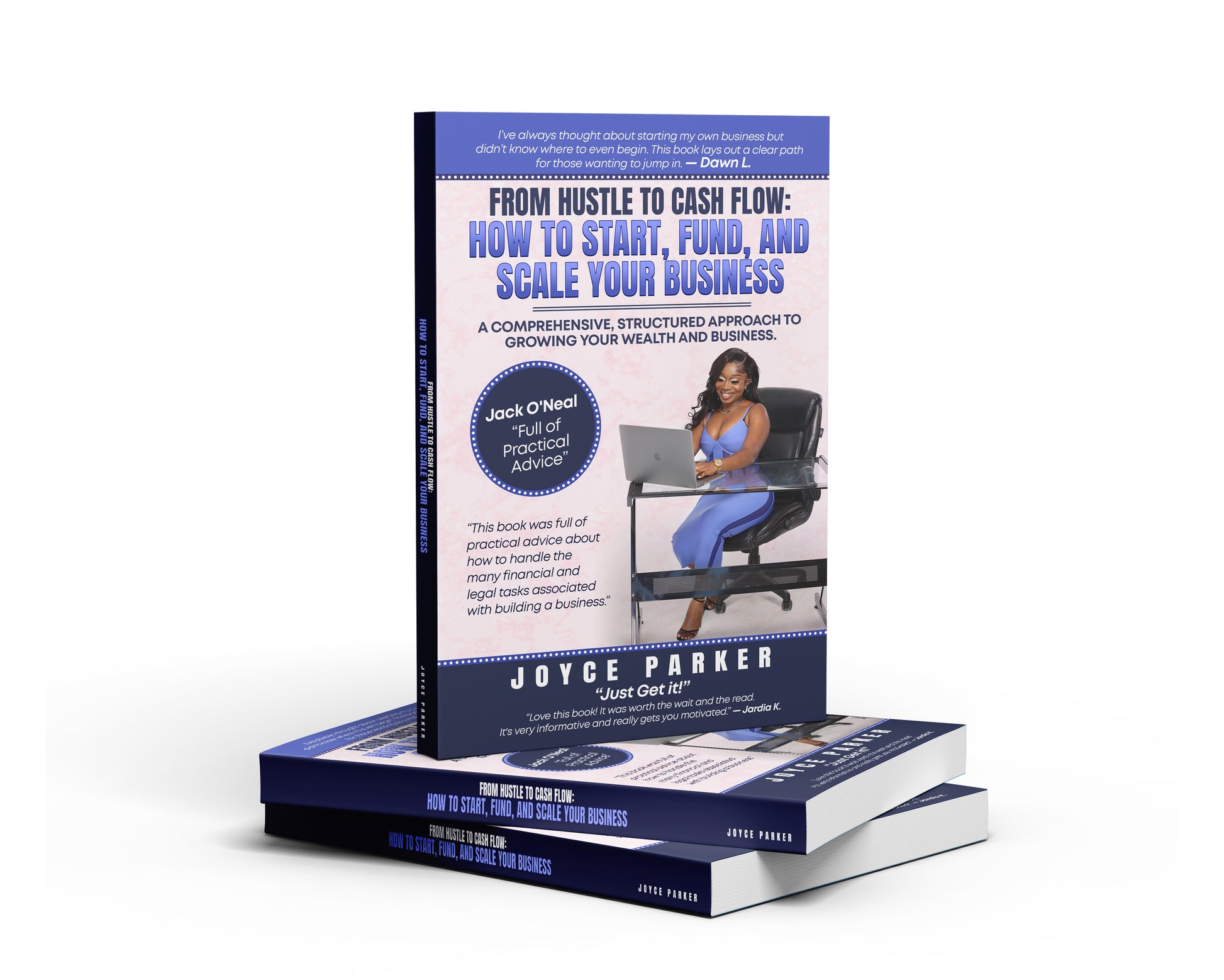 From Hustle to Cash Flow" – a business guide by Joyce Parker on how to start, fund, and scale a business using credit, grants, and smart cash flow strategies.