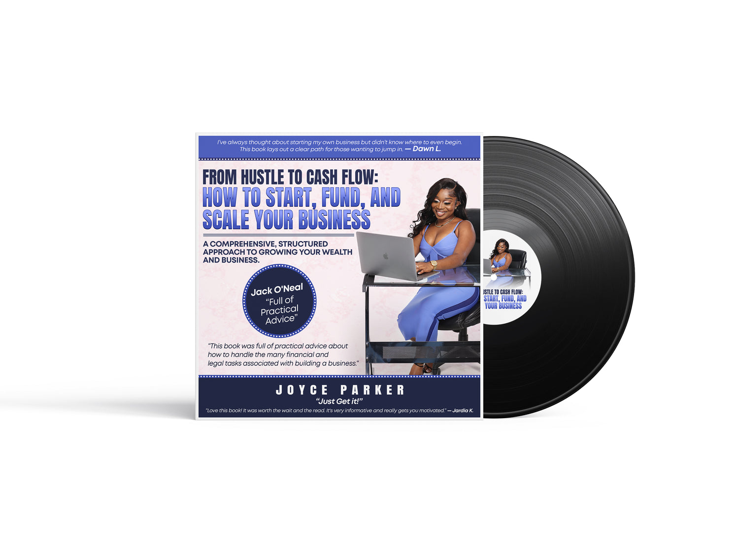 From Hustle to Cash Flow" – a business guide by Joyce Parker on how to start, fund, and scale a business using credit, grants, and smart cash flow strategies.