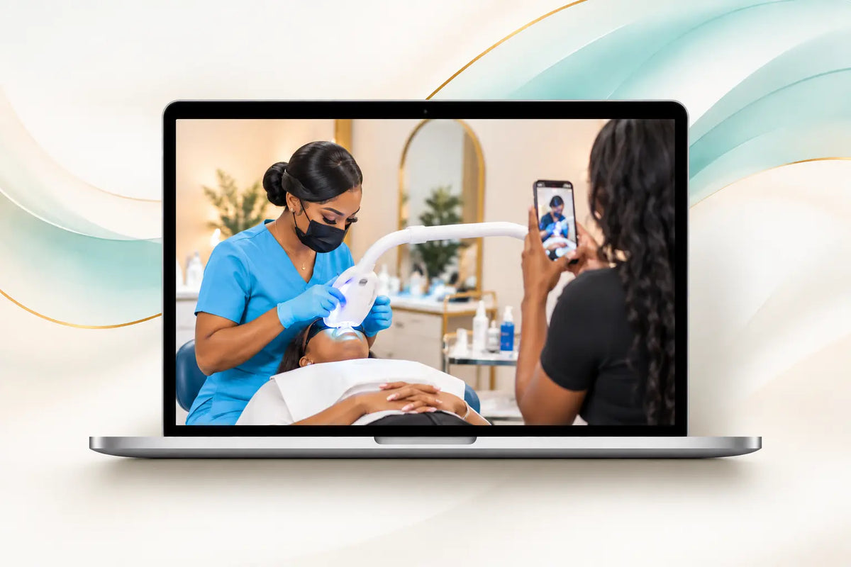 Grin and glow teeth whitening and tooth gem course