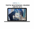Professional teeth whitening and tooth gem training combo with LED light, vegan whitening gel, and take-home kit by Grin & Glow for a brighter, sparkling smile.